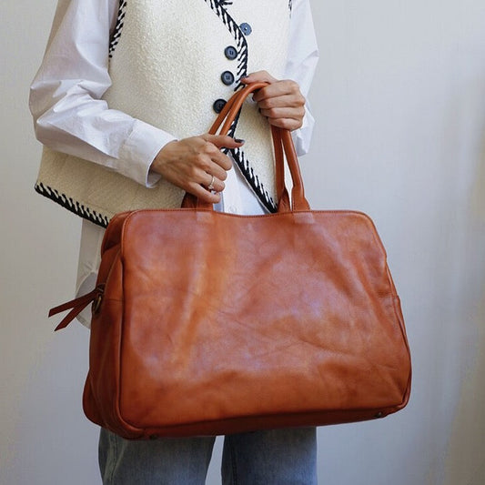 Voyager | Sac de voyage en cuir véritable